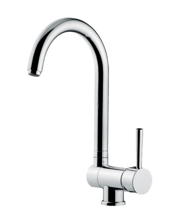 Under-window kitchen mixer Emmevi Piper 45335 with fold-down spout
