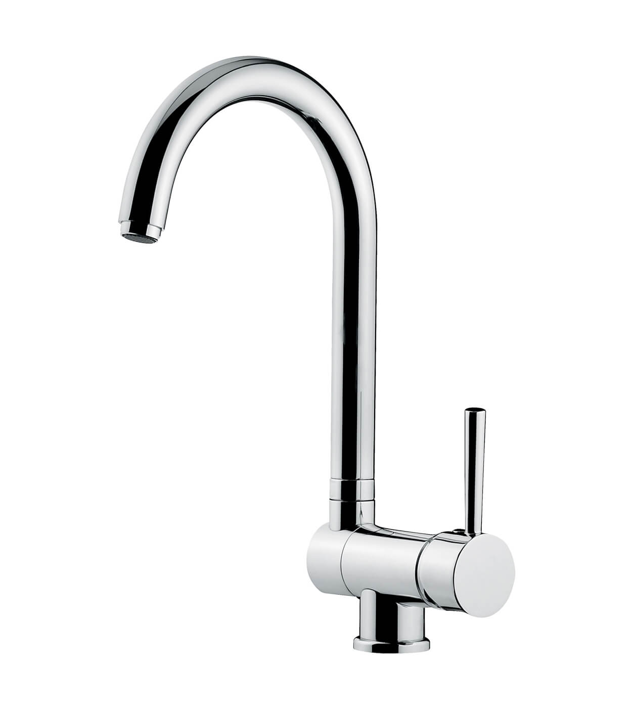 Under-window kitchen mixer Emmevi Piper 45335 with fold-down spout