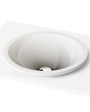 Inset Basin PAA ROUND IN Ø44 cm, Cast Stone