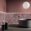 Coloured ceramic wall tile ABK Poetry Colors Blush, 8.5 glazed, handcrafted look – view 4 Coloured ceramic wall tile ABK Poetry Colors Blush, 10x10 cm, 8.5 mm, glazed, handcrafted look – 4