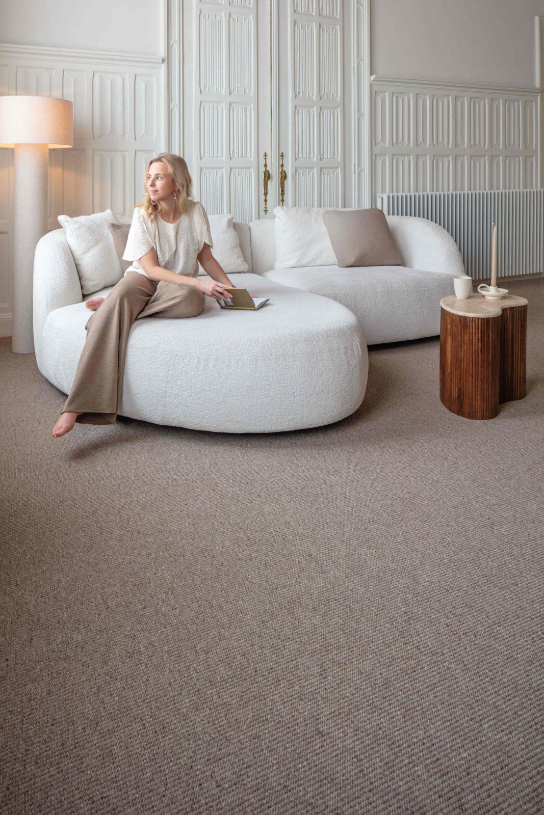 Wool Carpet Creatuft Porto 40 Greige – 2