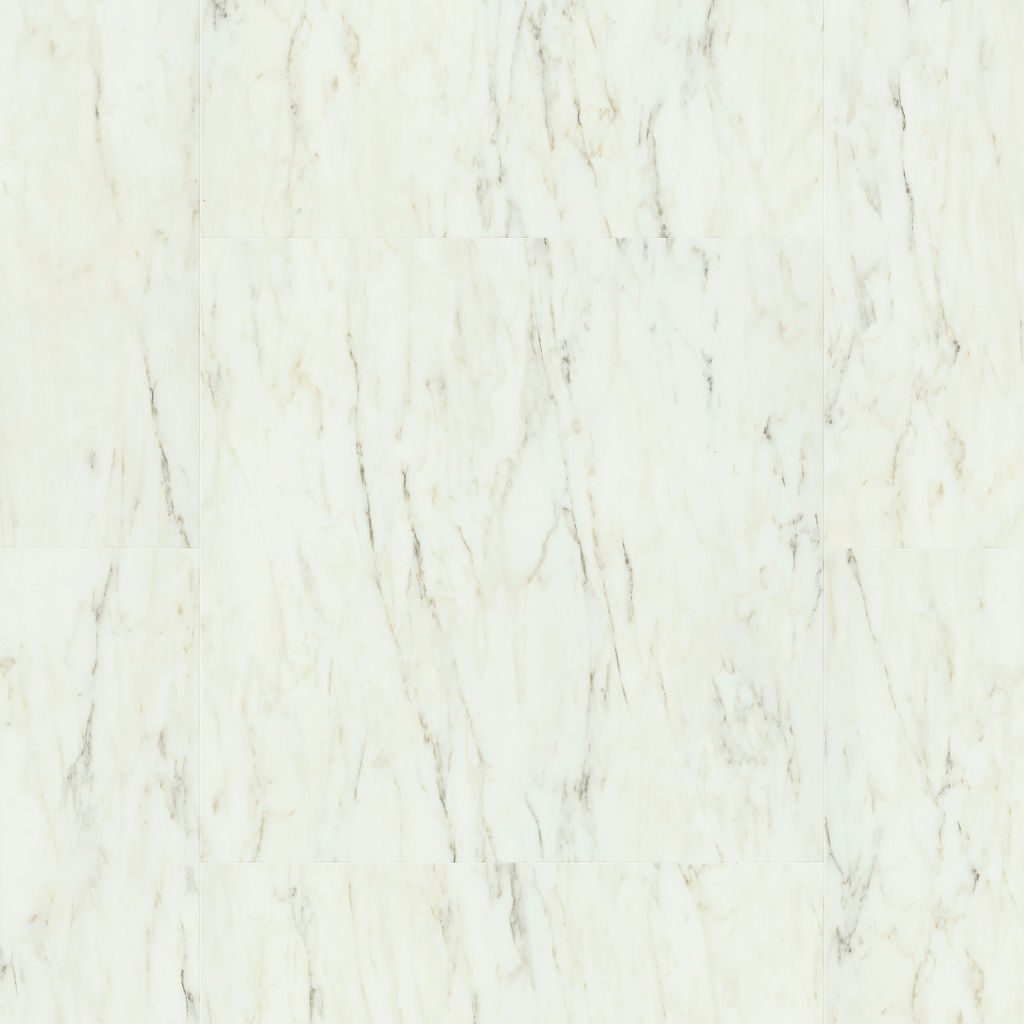Vinyl floor tile Quick-Step Blush Luna Marble White, glue-down, 2.5mm