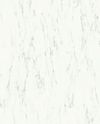 Vinyl flooring tiles Quick-Step Oro Marble Carrara white