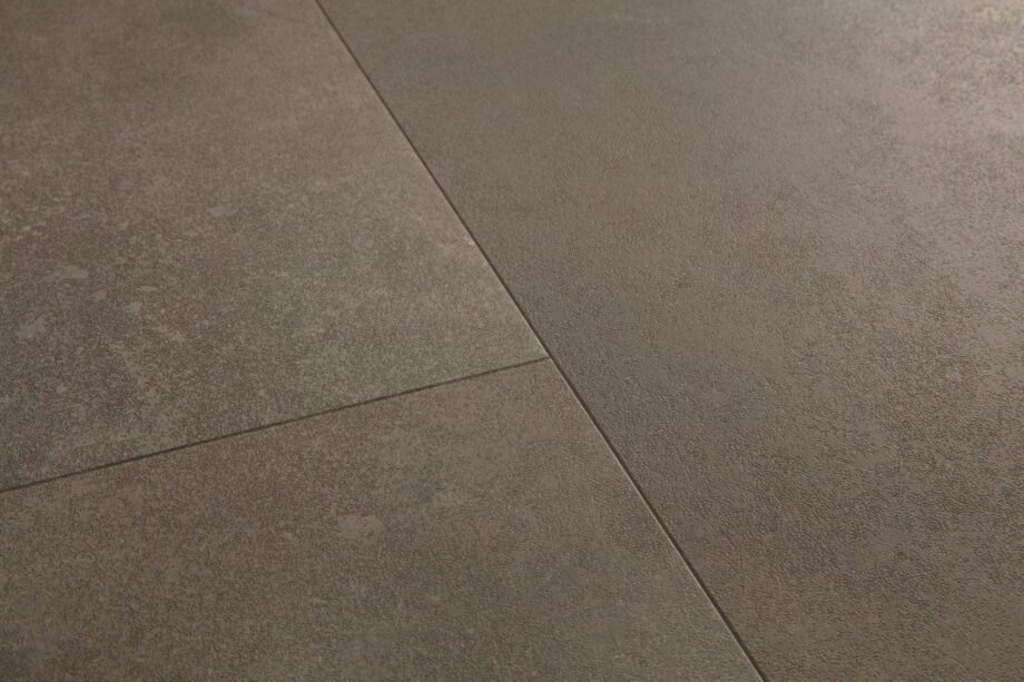 Vinyl parquet SPC Quick Step oxidized rock alpha tiles, beveled