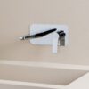 Wall-mounted basin mixer Emmevi Altura 34055, single plate, chrome Wall-mounted basin mixer Emmevi Altura 34055, single plate – 2