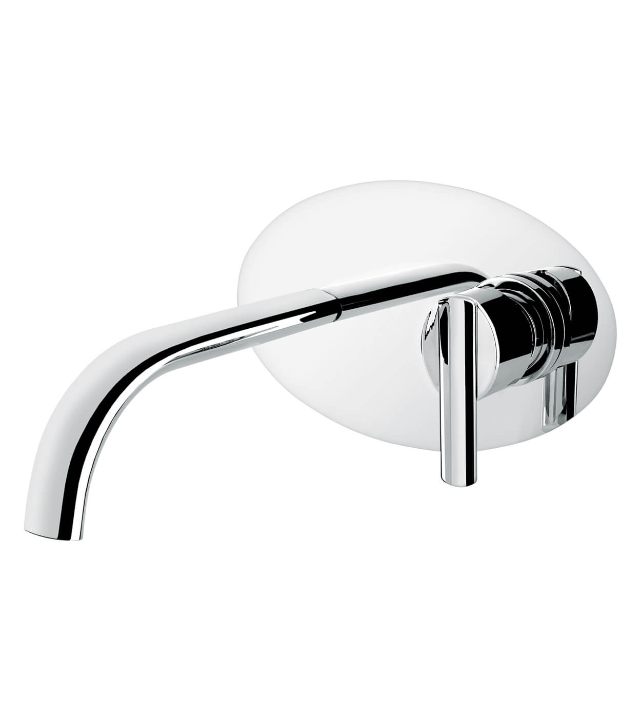 Wall-mounted basin mixer Emmevi Elly 41055, single plate