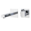Wall-mounted basin mixer Emmevi Gea 26155, separate rosettes
