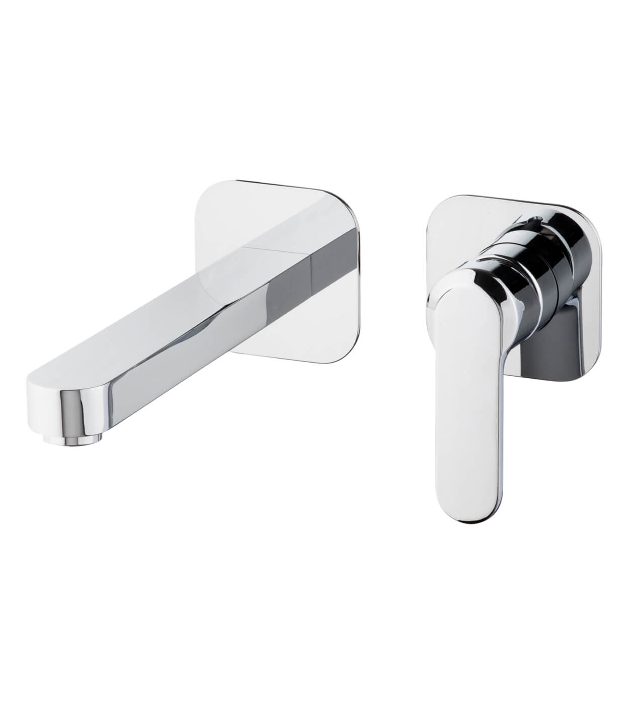 Wall-mounted basin mixer Emmevi Nefer 77155, separate rosettes
