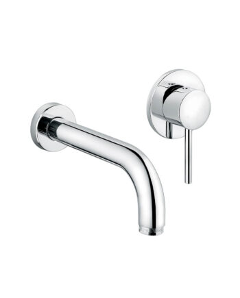 Wall-mounted basin mixer Emmevi Piper 45055, single plate