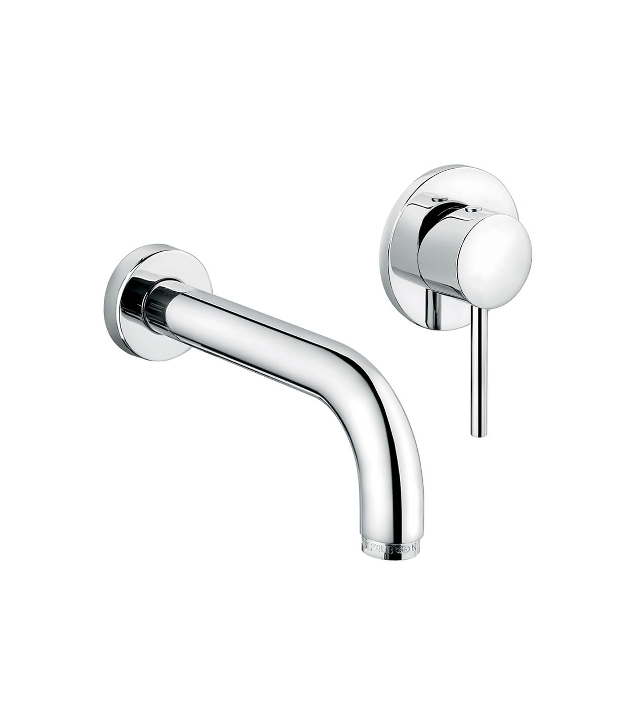 Wall-mounted basin mixer Emmevi Piper 45055, single plate
