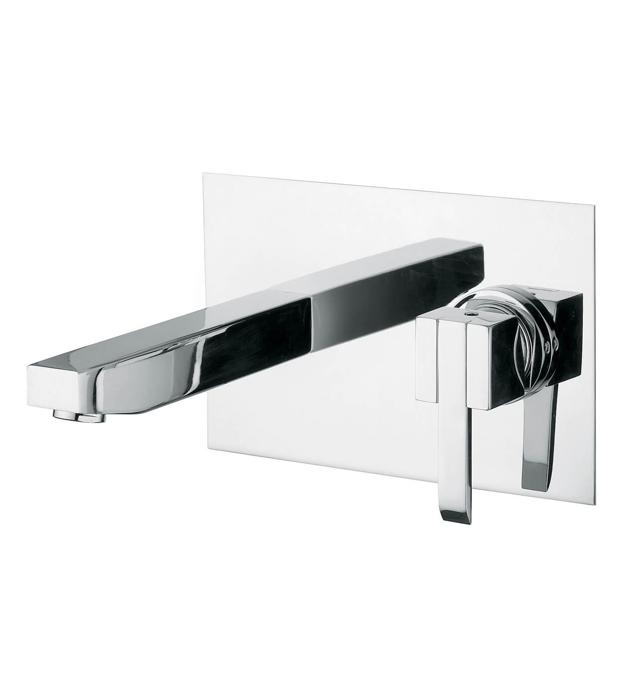 Wall-mounted basin mixer Emmevi Sicily 38055, single plate