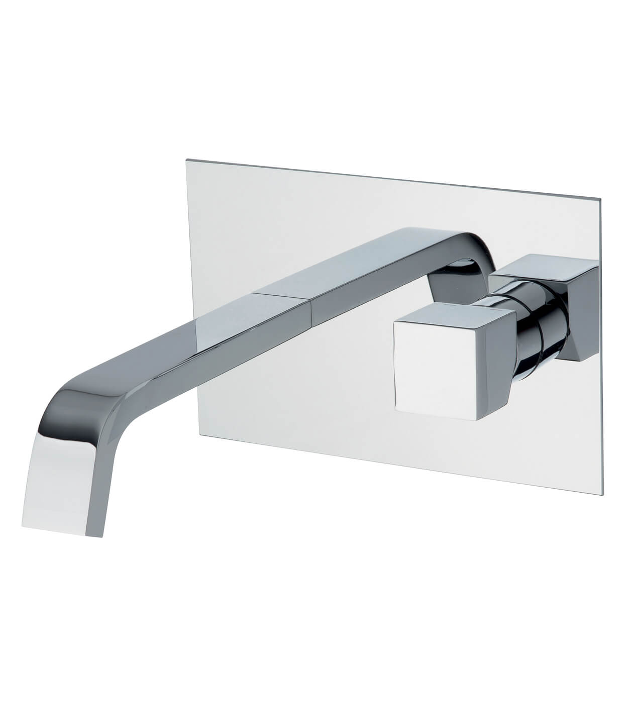 Wall-mounted basin mixer Emmevi Siris 47055, single plate