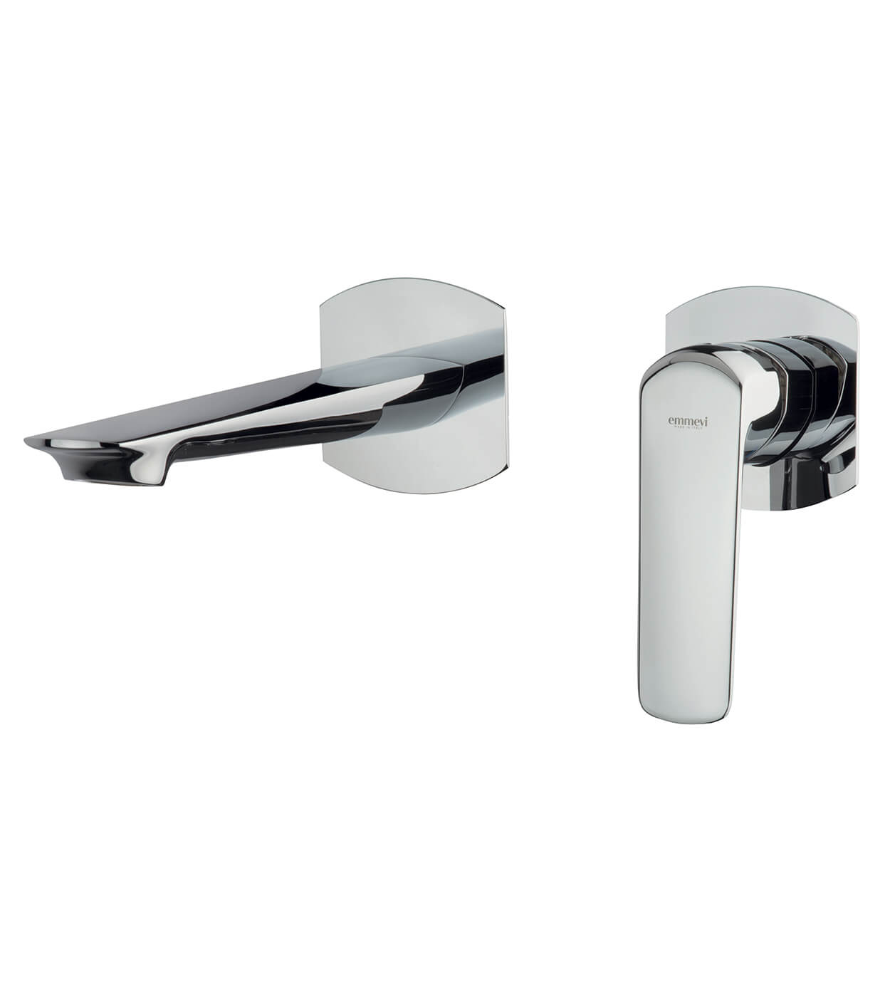 Wall-mounted basin mixer Emmevi Stele 99155, separate rosettes