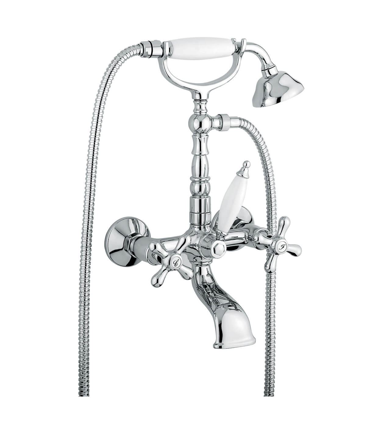 Wall-mounted bath mixer Emmevi Decò Old 12611
