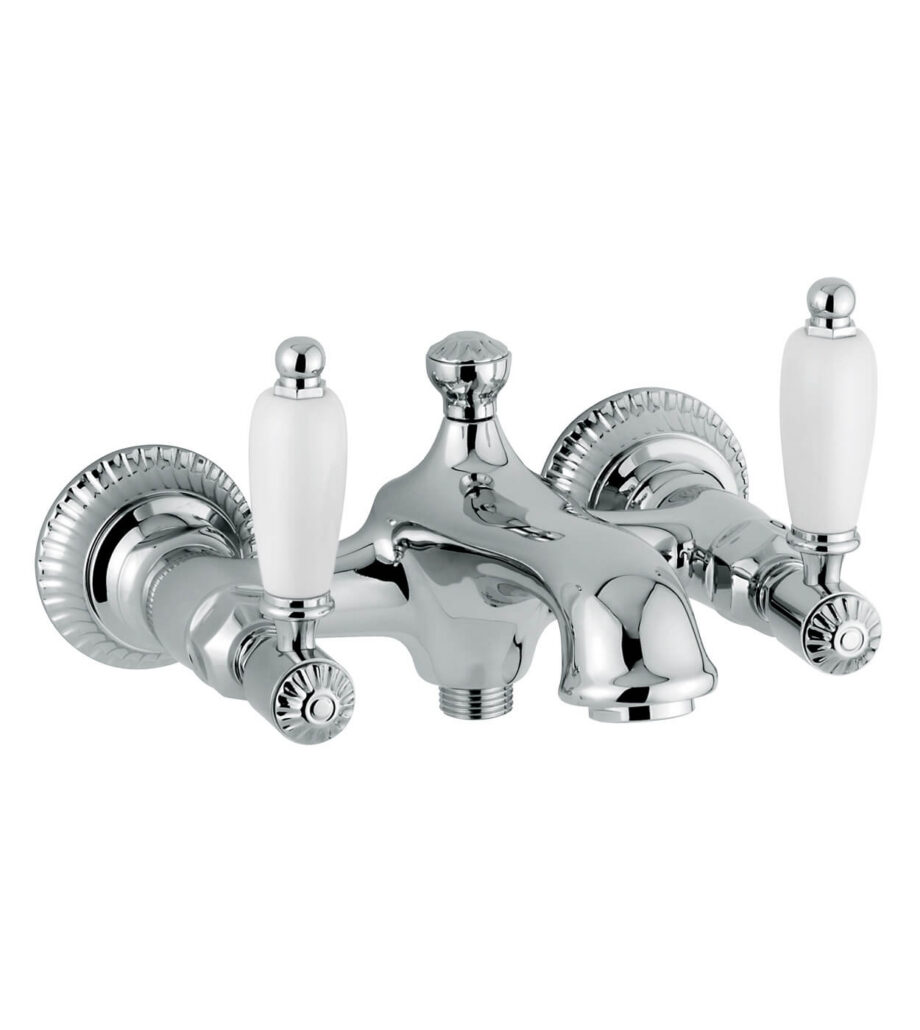 Wall-mounted bath mixer Emmevi The One Atena 98001, chrome, without crystal, mixer only Wall-mounted bath mixer Emmevi The One Atena 98001