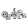 Wall-mounted bath mixer Emmevi The One Leda 98001, chrome, without crystal, mixer only Wall-mounted bath mixer Emmevi The One Leda 98001