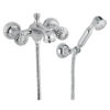 Wall-mounted bath mixer Emmevi The One Leda 98001, chrome, without crystal, mixer + shower set Wall-mounted bath mixer Emmevi The One Leda 98001 – 2