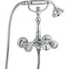 Wall-mounted bath mixer Emmevi The One Leda 98011, chrome, without crystal Wall-mounted bath mixer Emmevi The One Leda 98011