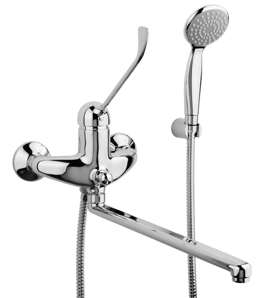 Wall-mounted kitchen mixer Emmevi Ambra 9055