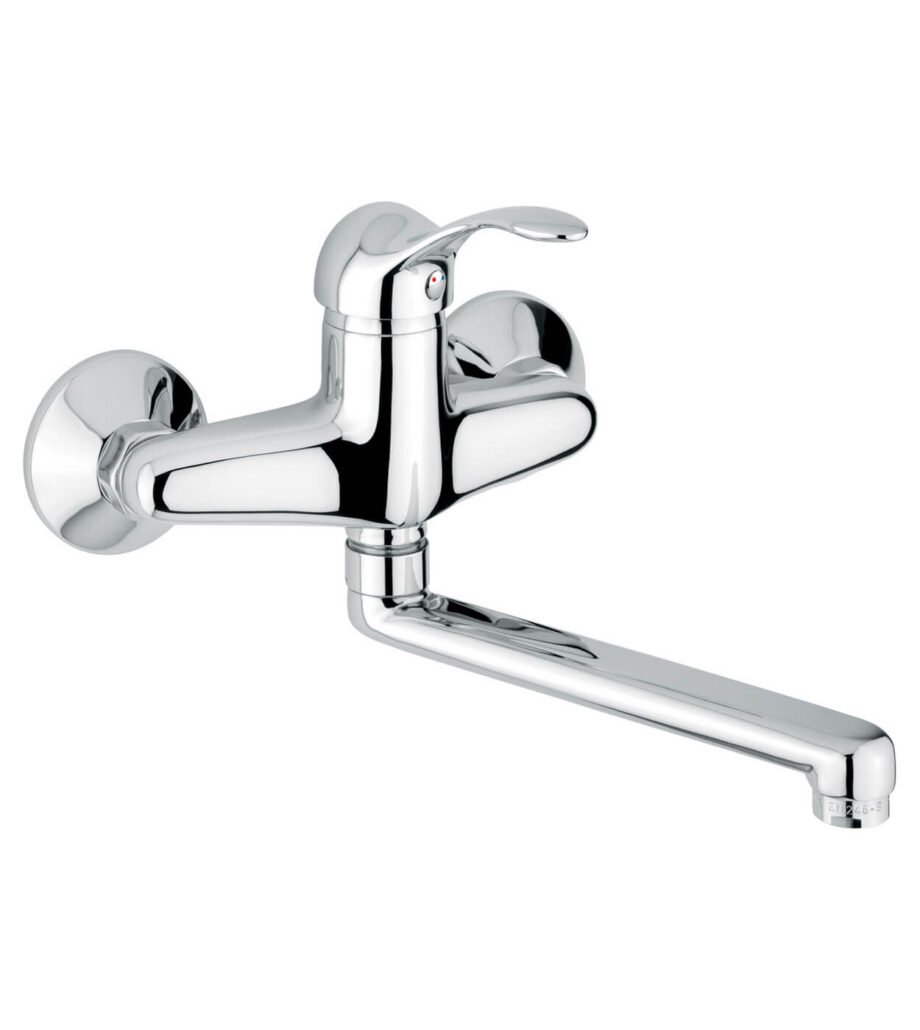 Wall-mounted kitchen mixer Emmevi Melody 11005, chrome Wall-mounted kitchen mixer Emmevi Melody 11005