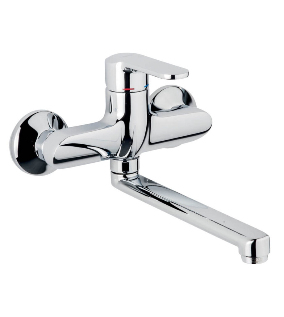 Wall-mounted kitchen mixer Emmevi Nefer 77005, chrome Wall-mounted kitchen mixer Emmevi Nefer 77005