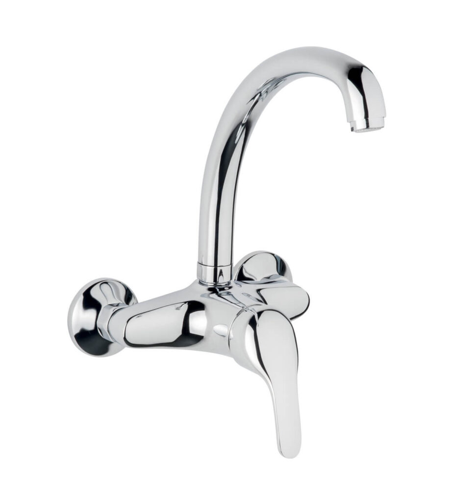 Wall-mounted kitchen mixer Emmevi Winny 95005U, chrome Wall-mounted kitchen mixer Emmevi Winny 95005U