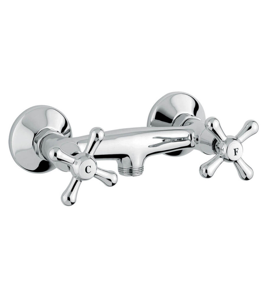 Wall-mounted shower mixer Emmevi Stella 17002, chrome, mixer only Wall-mounted shower mixer Emmevi Stella 17002