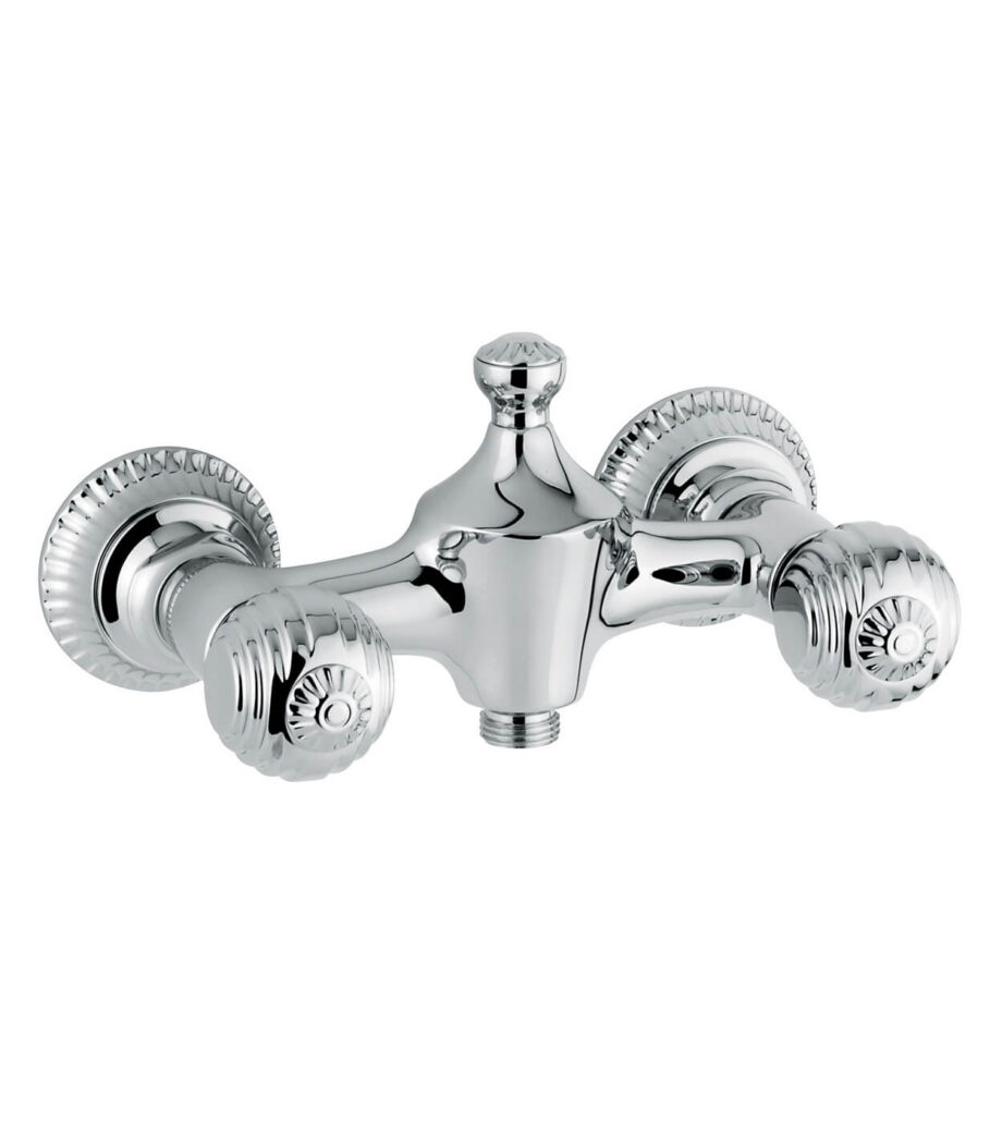 Wall-mounted shower mixer Emmevi The One Cloe 98002, chrome, without crystal, mixer only Wall-mounted shower mixer Emmevi The One Cloe 98002
