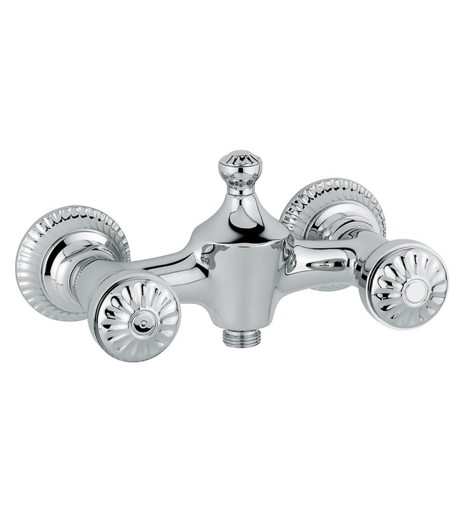 Wall-mounted shower mixer Emmevi The One Leda 98002, chrome, without crystal, mixer only Wall-mounted shower mixer Emmevi The One Leda 98002