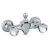 Wall-mounted shower mixer Emmevi The One Leda 98002, chrome, with clear crystal, mixer only Wall-mounted shower mixer Emmevi The One Leda 98002 – 3