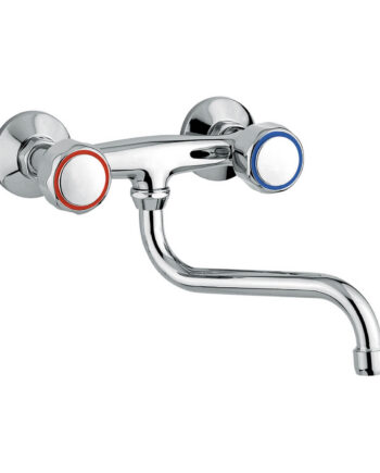 Wall-mounted two-handle kitchen mixer Emmevi Sole 15005S