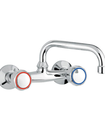 Wall-mounted two-handle kitchen mixer Emmevi Sole 15005U