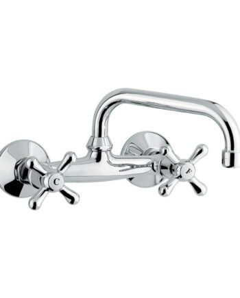 Wall-mounted two-handle kitchen mixer Emmevi Stella 17005U
