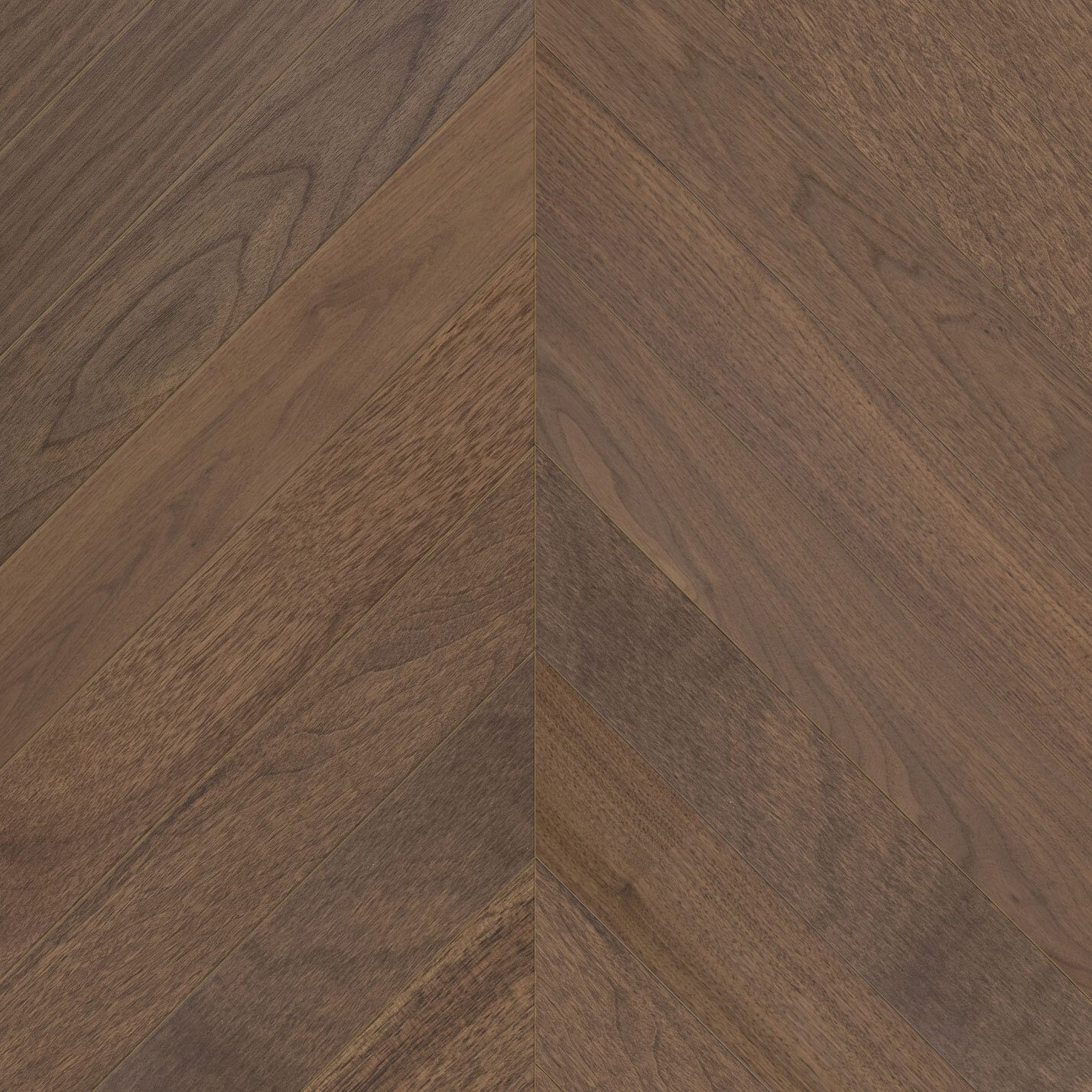 Walnut Chevron Parquet Esta AB extra matt lacquered