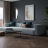 Walnut Herringbone Parquet Esta AB extra matt lacquered – close-up Walnut Herringbone Parquet Esta AB extra matt lacquered – 2