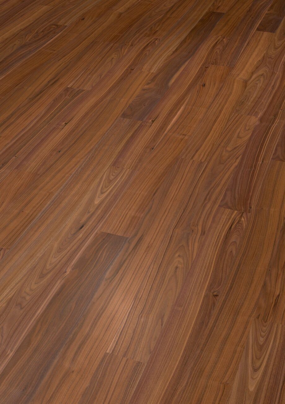Walnut parquet Thede & Witte Boston, oiled, 1-strip, 1860 x 148 x 15 mm