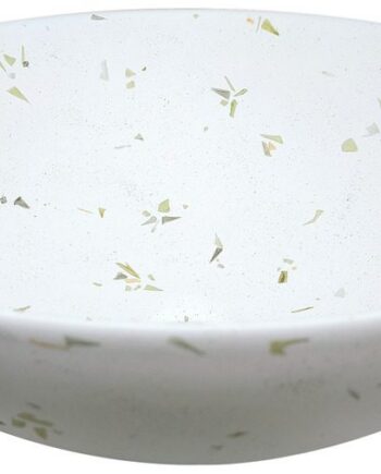 Washbasin Dune Fragmenta Verde 40x40x15 cm, hand-painted ceramic countertop basin
