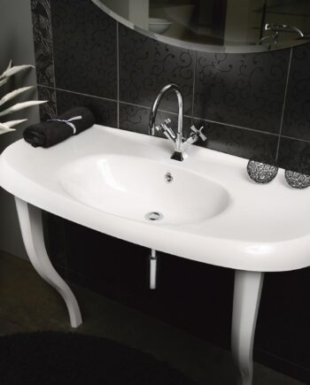 Washbasin PAA VICTORIA in Cast Stone WITHOUT LEGS