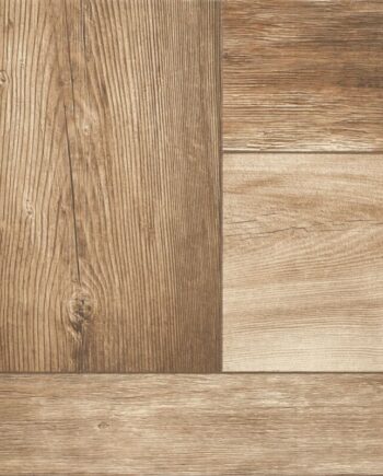Wood-effect matt porcelain floor tile Suaro Beige, 42x42 cm, 8 mm, beige, R10