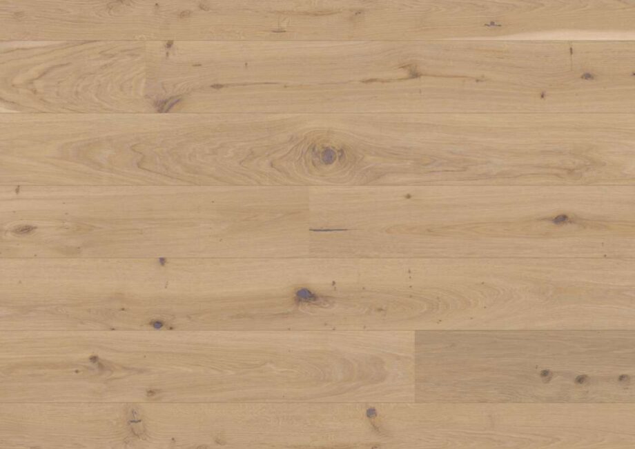Wooden flooring Bauwerk Casapark Budget Cut oak 45 Crema deep brushed B-Protect® 181mm