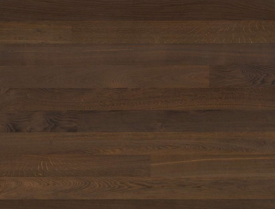 Wooden Flooring Bauwerk Cleverpark 1250 Smoked Oak 14 matt lacquered sanded – board view Wooden Flooring Bauwerk Cleverpark 1250 Smoked Oak 14 matt lacquered sanded