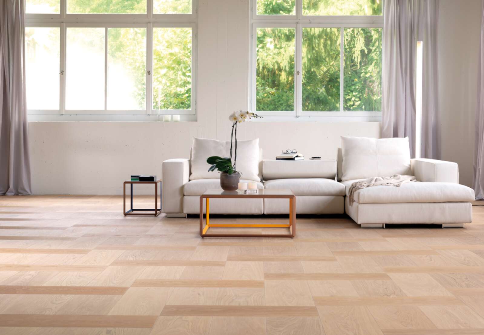 Wooden Flooring Bauwerk Formpark 780 Oak Avorio 14 oiled deep brushed – 2