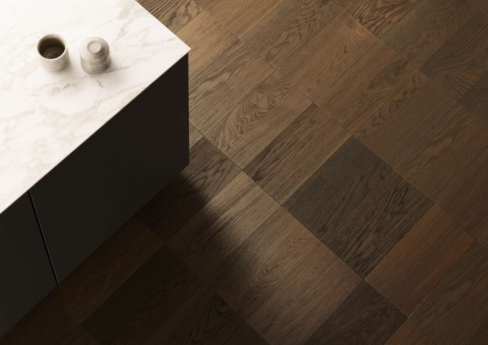 Wooden Flooring Bauwerk Formpark Mini 570 Smoked Oak 14 oiled deep brushed – 4