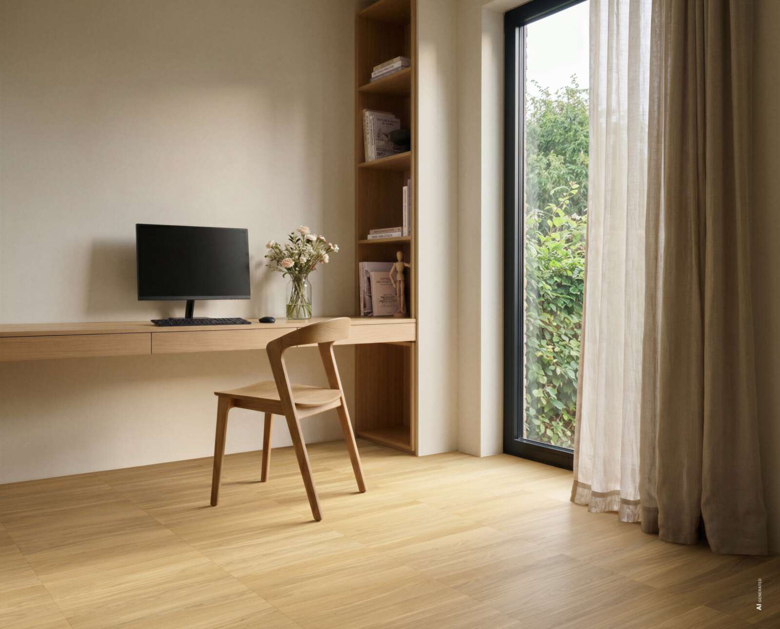 Wooden Flooring Bauwerk Solopark Oak Crema 14 B-Protect sanded – 4