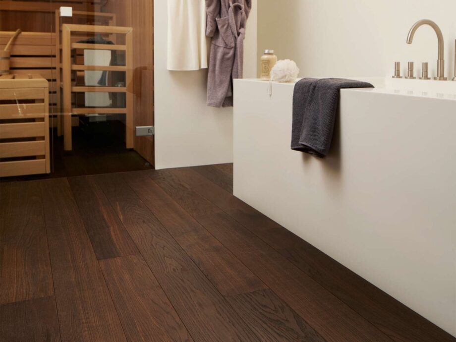 Wooden Flooring Bauwerk Studiopark Smoked Oak 14 oiled deep brushed – interior Wooden Flooring Bauwerk Studiopark Smoked Oak 14 oiled deep brushed – 2